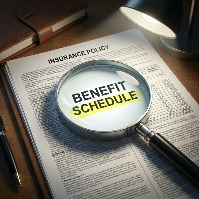 Benefit Schedule policy analysis